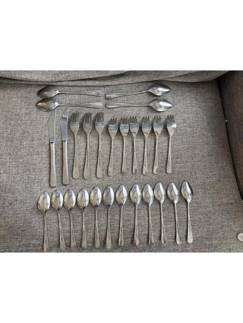 National Stainless Concerto Japan Mid Century Modern Lot 27 Forks Spoons Knives